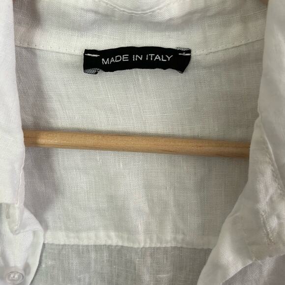 No Brand 100% italian Linen Buttoned Front Shirt. Size L - Picture 5 of 10
